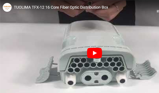 TFX-12 16 Core Fiber Optic Distribution Box