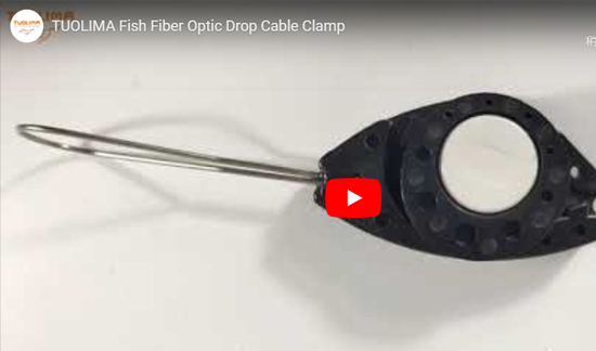 Fish Fiber Optic Drop Cable Clamp
