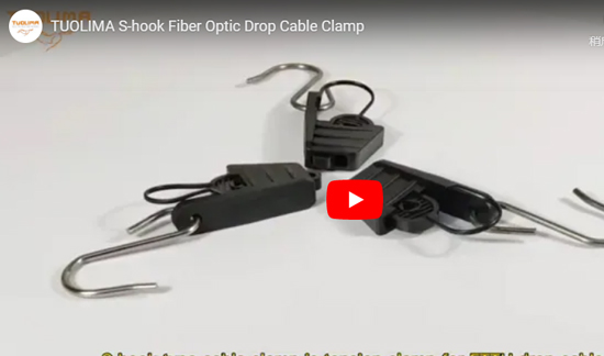 S-hook Fiber Optic Drop Cable Clamp