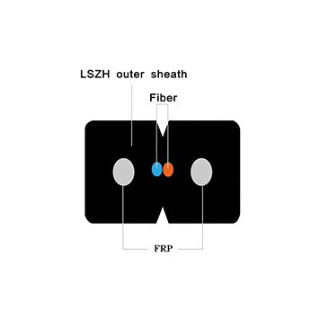 GJXFH-2B Fiber Optic Drop Cable-Square