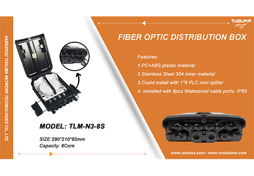 Telecommunication Trend Waterproof Cable Ports Fiber Optic Distribution Box